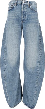 A Gold E Spiral Jean