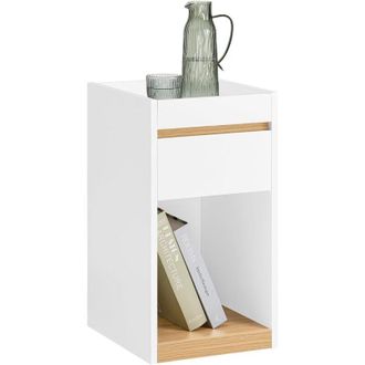 SoBuy Bedside Table Nightstand Sofa Side Table End Table,FBT137-W - Sobuy