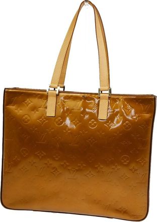 Louis Vuitton Columbus Monogram Vernis Brown Patent_Leather Handbag (Pre-Owned)