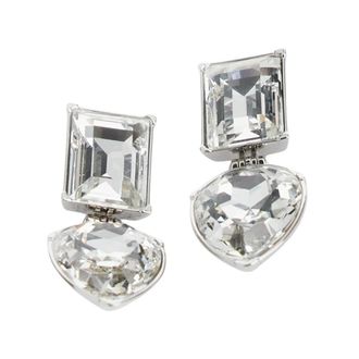 Alexander McQueen Alexander McQueen, Earrings, female, Gray, Size: ONE SIZE Cocktail Earrings