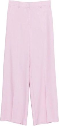 Msgm Msgm Rtw... Beige - Dames - Wijde Broeken - Roze - M - Broeken