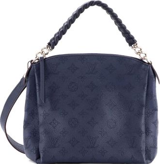 Louis Vuitton Babylone Mahina leren BB tas - Blauw