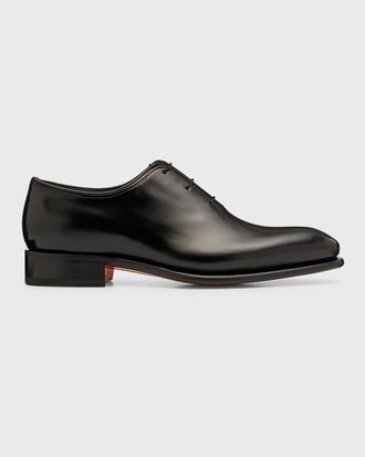 Santoni Men & apos;s People Leather Dress Oxfords
