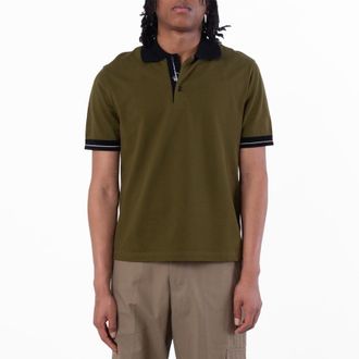 Ferragamo Mens Color Block Detail Polo Shirt, Size Small