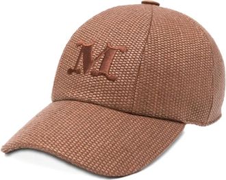 Max Mara Mxacircense Cap - Dames - Petten - Bruin - 57 CM - Katoen - Accessoires