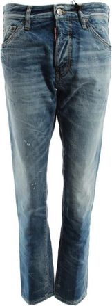 Dsquared2 Cool Guy Jeans - Heren - Slim Fit Jeans - Blauw - L - Katoen - Jeans