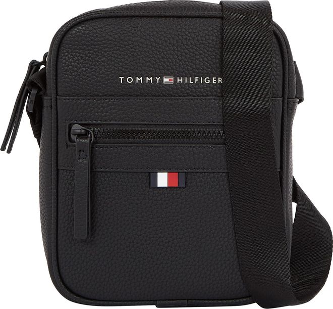 Mens Essential PU Mini Reporter Bag, Black (Black), One Size