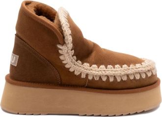 Mou Brown Eskimo Platform Boots