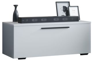 ebuy24 Ebuy24 - Muebles Tv Vcm Lowboard Armario Tv Con Puerta Plegable Ancha Dimensiones Al. 39 X An. 95 X T. 40 Cm Muebles Fernseh - Arila S (blanco)