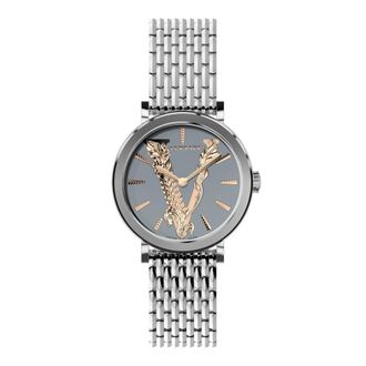 Versace Virtus Barocca Veri 006 20 - Dames - Horloges - Grijs - ONE Size - Accessoires