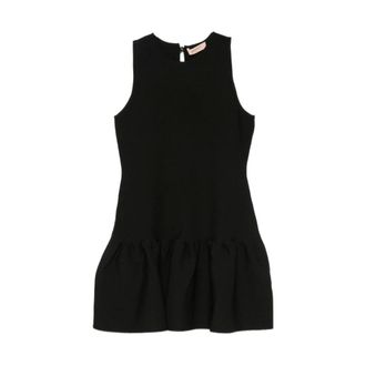 Twinset Dames, Jurken, Zwart, Maat: XS