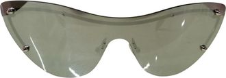 Alexander McQueen Accessoires, Dames, Grijs, ONE Size, Frameless getinte zonnebril