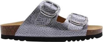 Scholl Comfortabele Bailleul Slipper voor dagelijks gebruik - Dames - Sandalen - Grijs - 37 EU - Schoenen