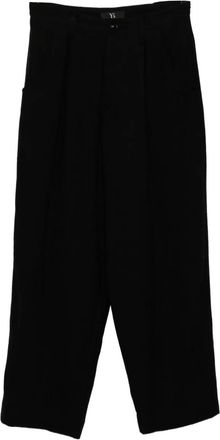 Yohji Yamamoto Pantaloni in lana - Nero