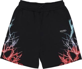 Phobia Archive Lichtgewicht Trainingsshorts - Heren - Korte Broeken - Zwart - XL - Katoen - Korte Broeken