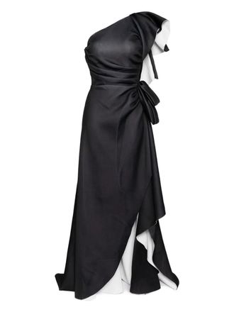 Saiid Kobeisy Double Faced Scuba Long Dress