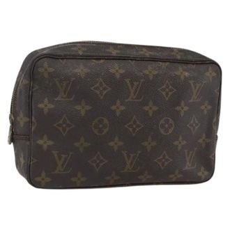 Louis Vuitton Pre-owned Clutches, female, Brown, Size: ONE SIZE Pre-owned Canvas Clutch