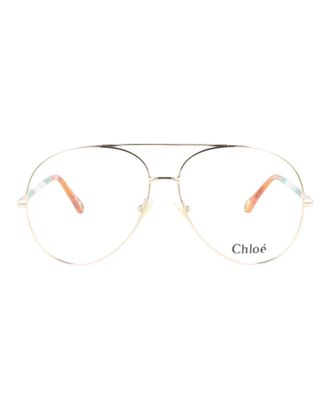 Chlo&eacute; Aviator-Frame Metal Optical Frames