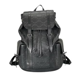 Gucci Pre-owned 625770 Rugzak - unisex - Vintage Rugzakken - Zwart - ONE Size - Leer - Vintage