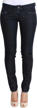 Costume National Cotton Stretch Slim Fit Jeans - Dames - Slim Fit Jeans - Blauw - W26 - Katoen - Jeans