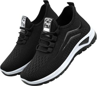 Generic Womens Slip On Walking Sneakers Breathable Mesh Casual Comfort Shoes for Outdoor Travel Gym White Trainers Women Extra Wide Fit