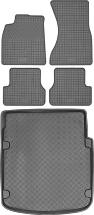 OEM Juego De Alfombrillas De Goma Para Coche Y Maletero Para Audi A7 I 4g8 Sportback (2010-2017)