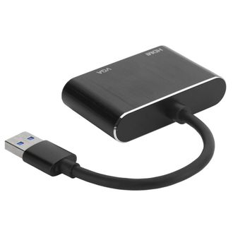OEM Convertidor Usb 3.0 A Hdmi/vga, Adaptador De Tv Hd, Compatible Con Monitores Duales Y Tarjetas Gr&aacute;ficas Externas, Adaptador De V&iacute;deo Full Hd, Compatib