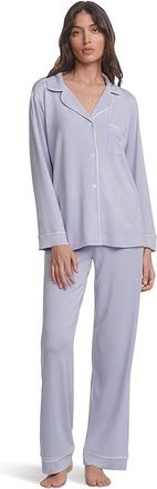 Eberjey Gisele - PJ Set Womens Pajama Sets Lavender Dusk/Ivory : XXS, Modal/Spandex/Tencel