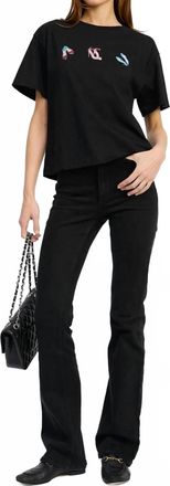 En Saison Womens Head Over Heels Top In Black