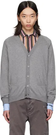 Men’s on sale Love Moschino Grey Wool Knit Cardigan