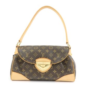 Louis Vuitton Beverly Monogram Canvas Brown Canvas Handbag (Pre-Owned)