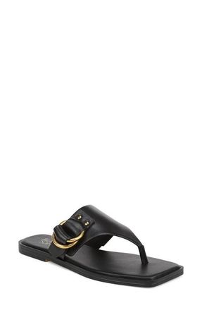 Franco Sarto Mavie Flip Flop in Black at Nordstrom, Size 7.5