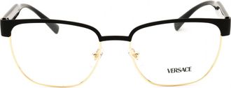 Versace 0VE1264 Metal Frame Eyeglasses - Black