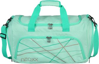 Neoxx Sporttasche NEOXX Move, Damen, Gr. B/H/T: 43cm x 26cm x 24cm, gr&uuml;n (mint to be), Polyester, Taschen Sporttasche, teilweise aus recyceltem Material