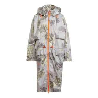 adidas (WMNS) adidas By Stella McCartney Sportswear Long Parka Asia Sizing Grey Orange IN3635