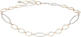 Steve Madden Oval & Circle Chain Belt in Two Tone at Nordstrom Rack, Size Large/x-Large
