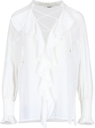 The Seafarer Shirt With Ruffles