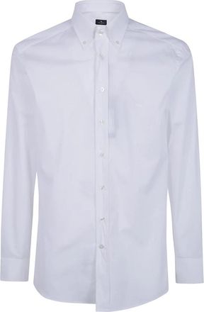 Etro Formal Shirts - Heren - Zakelijke Overhemden - Wit - XL - Overhemden