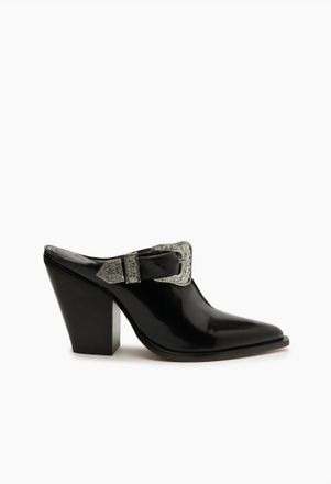 Schutz Womens Jeane Casual Leather Pump Shoe In Black