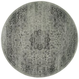 Safavieh Alfombra viscosa grigio/verde 183 x 183 cm