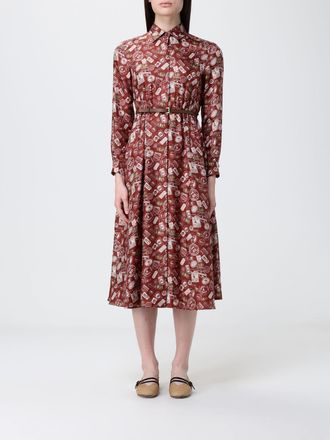Max Mara Printed Silk Chemisier Dress