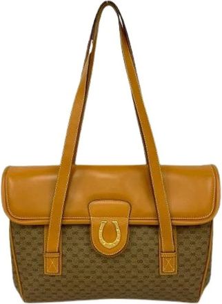 Gucci Pre-owned Shoulder Bags, female, Brown, Size: ONE SIZE Pre-owned Vintage Shoulder Bag