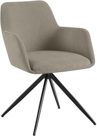 Clp Silla De Comedor Olema Cord Gris Topo
