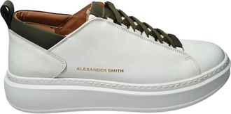 Alexander Smith Wembley Sneaker - Heren - Sneakers - Wit - 42 EU - Leer - Schoenen
