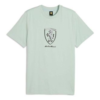 Puma x Scuderia Ferrari Graphic T-Shirt Creme De Mint 637004-15