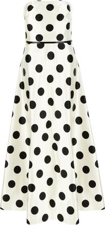 Max Mara printed maxi dress - White