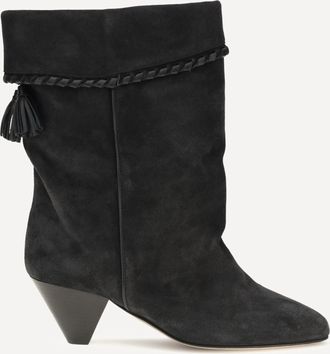 Isabel Marant Stivali drappeggiati in camoscio Woman 40