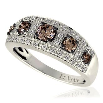 Le Vian Ladies Band Rings set in 14K Vanilla Gold