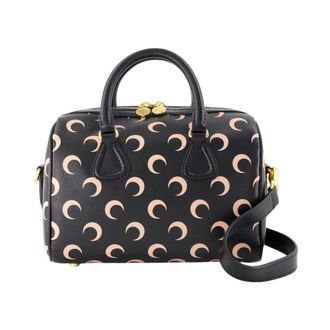 Marine Serre Moon Canvas Strike - Bags - Mujer - Negro - ONE SIZE