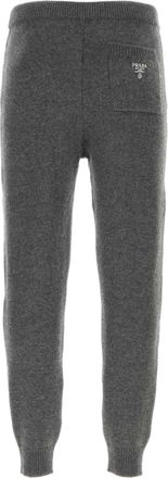 Prada Mens Joggers Gray Cashmere